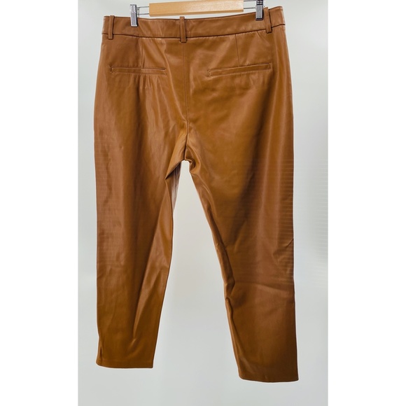 Zara Soft Faux Leather Straight Leg Pants - Picture 7 of 8
